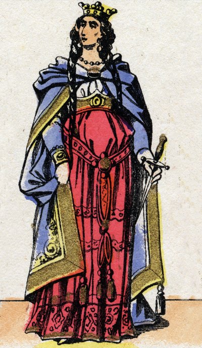 Porträt von Fredegonde, Königin von Neustrien von French School