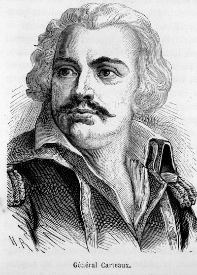 Porträt von General Jean Francois Carteaux (1751-1813) - in „Die Geschichte Frankreichs“ von Henri Martin von French School