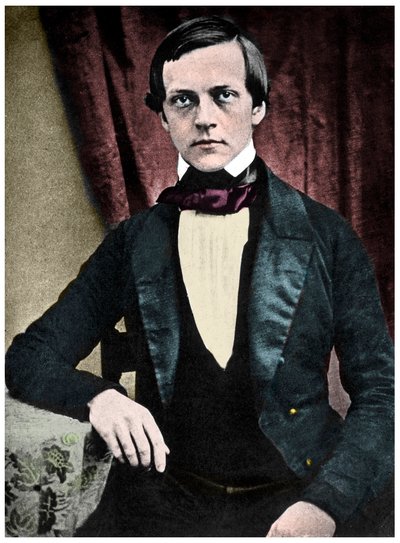 Porträt von Hermann von Helmholtz (1821-1894), deutscher Physiker, Anatom und Physiologe von French School