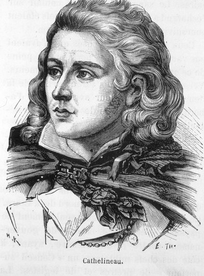 Porträt von Jacques Cathelineau (1759 - 1793), Vendée-Chef - in „L