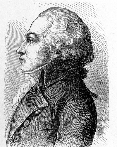 Porträt von Jacques Constantin Perier (1742 - 1818) - im „Album der Wissenschaft; berühmte Gelehrte; Große Entdeckungen“ 1896 von French School