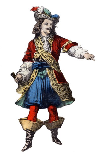 Porträt von Jean Bart, französischer Freibeuter von French School