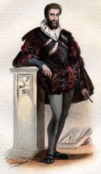 Porträt von Jean Goujon (1510-ca.1566), französischer Bildhauer und Architekt von French School