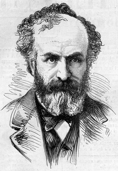 Porträt von Jules Janssen (1824-1907), französischer Astronom, eine Methode zur Beobachtung von Sonnenprotuberanzen. Gravur in „Le Monde Illustré“ Nr. 911 vom 26. September. von French School