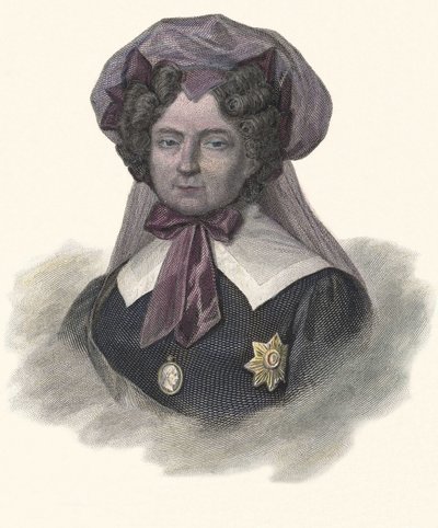 Porträt von Maria Fjodorowna, Prinzessin von Württemberg (1759-1828), Kaiserin von Russland. In „Portraits of Useful Men“ von French School