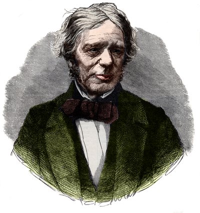 Porträt von Michael Faraday (1791-1867), englischer Chemiker und Physiker von French School
