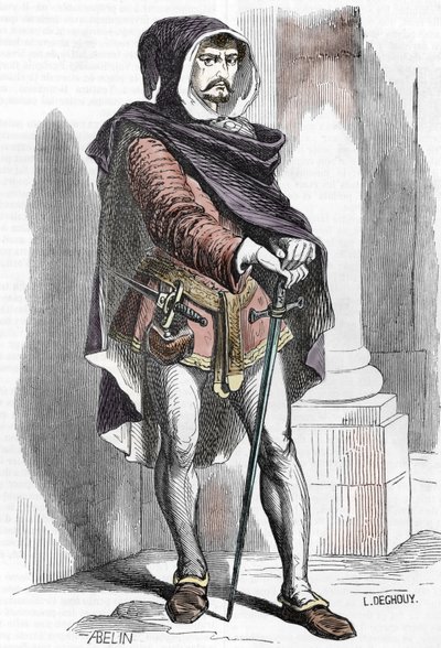 Porträt von Michelotto Corella von French School
