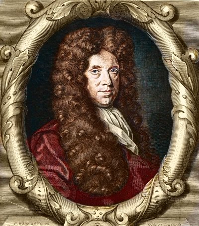 Porträt von Nehemiah Grew (1641-1721), englischer Botaniker von French School