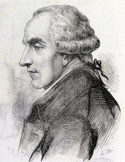 Porträt von Pierre Simon de Laplace (1747 - 1827), französischer Astronom, Mathematiker und Physiker - in „Album der Wissenschaft; berühmte Wissenschaftler; Große Entdeckungen“ 1896 von French School