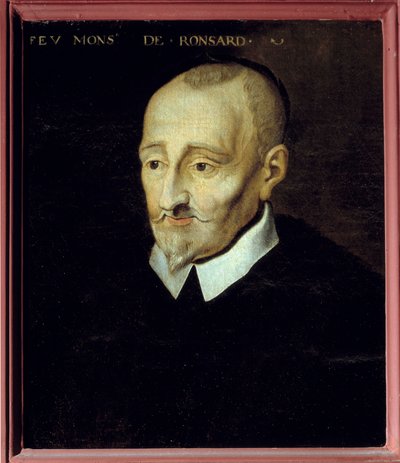 Porträt von Pierre de Ronsard (1524-1585), französischer Dichter von French School