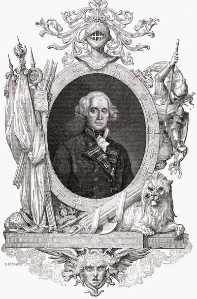 Porträt von Richard, Earl Howe (1726-99), englischer Marineoffizier von French School