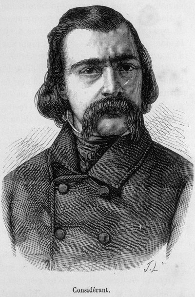 Porträt von Victor Recital (1808-1893), französischer Philosoph und Ökonom - in „Die Geschichte Frankreichs“ von Henri Martin von French School
