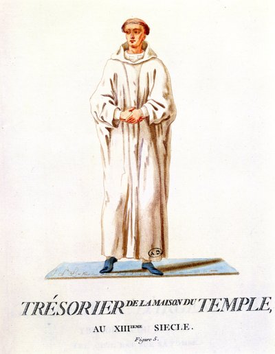 Porträt des Schatzmeisters des Tempelhauses, 1786 von French School