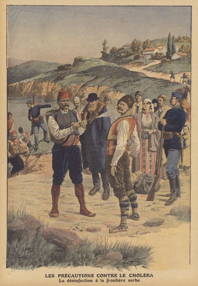 Vorsichtsmaßnahmen gegen Cholera von French School