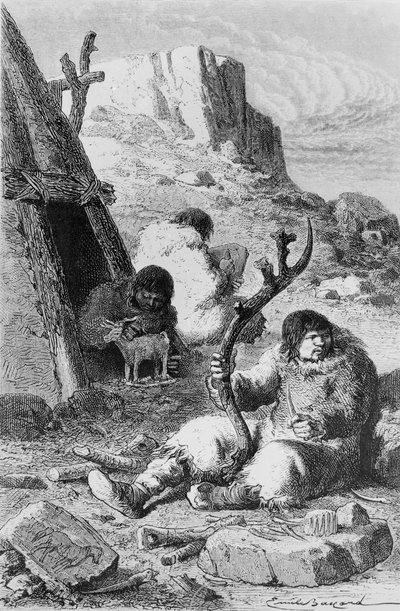 Prähistorische Künstler, aus L