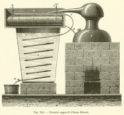 Erstes Gerät von Isaac Berard von French School