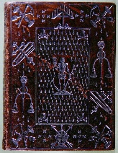 Psalter Davids, gebunden für ein Mitglied der Compagnie des Confreres de la Mort von French School