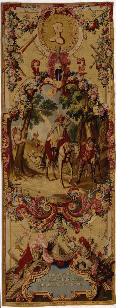 Regence Gobelins Wandteppich mit der Geschichte von Don Quixote, 1717-18 von French School