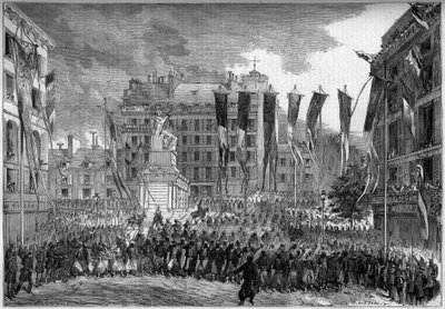 Rückkehr der französischen Truppen nach dem Risorgimento, Paris von French School