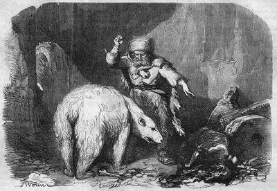 Romanserie: „Han von Island“ von Victor Hugo (1802-1885). Gravur in „Les bons romances“ von French School