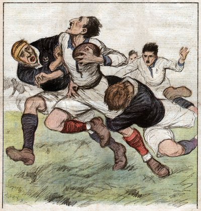Rugbyspiel von French School