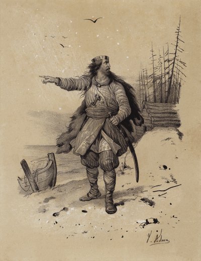 Rurik, Gründer des Russischen Reiches, 862 von French School