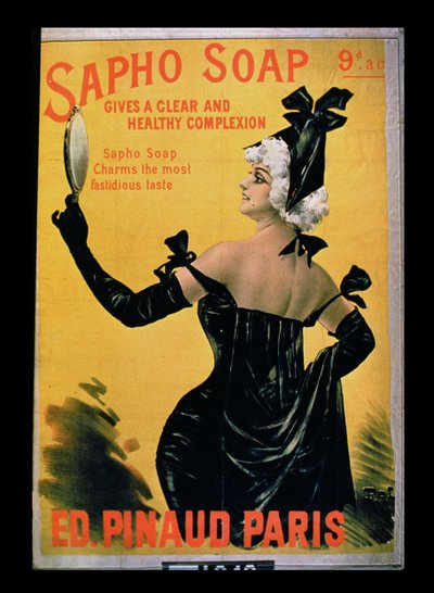 Sapho Seife - Verleiht einen klaren und gesunden Teint, Pinaud Editions, Paris von French School