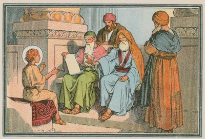 Szene aus dem Leben Jesu von French School