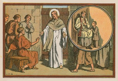 Szene aus dem Leben Jesu von French School