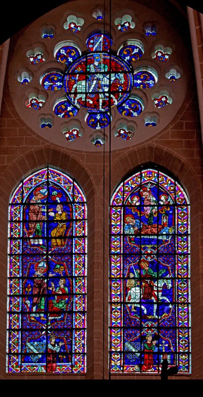 Szenen aus dem Leben von St. Martin; Stifter - Thibault VI, Graf von Chartres von French School