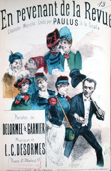 Partitur des Liedes 