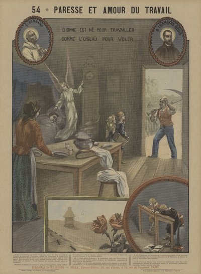 Faulheit und Fleiß von French School