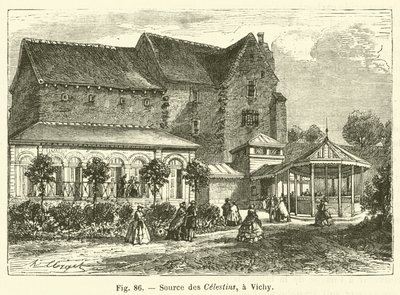 Quelle der Celestins in Vichy von French School