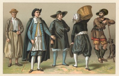 Spanisches Kostüm von French School