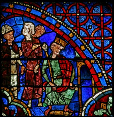 Hl. Thomas Becket wird Heinrich II. vorgestellt von French School