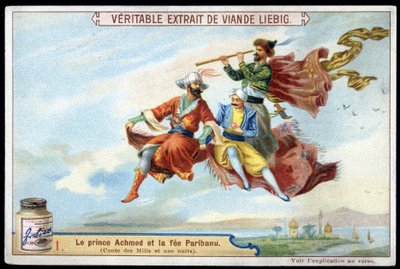 Geschichte aus 1001 Nacht: Prinz Achmed und Fee Paribanu - Chromo von French School