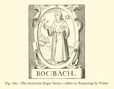 Der Alchemist Roger Bacon von French School