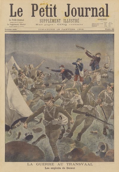 Der Burenkrieg: die Heldentaten von Christiaan de Wet von French School