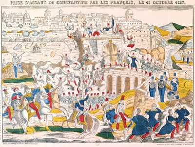 Die Eroberung von Konstantinopel durch die Franzosen am 13. Oktober 1837 von French School
