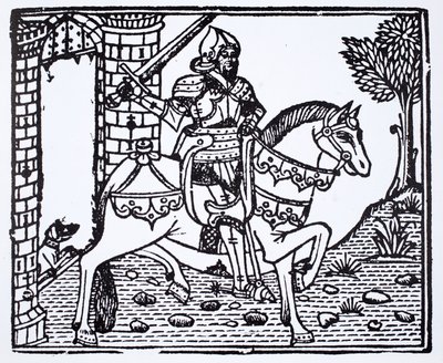 Der Cid, der legendäre spanische Held, der sowohl für die Muslime als auch für die Christen während der Reconquista kämpfte von French School