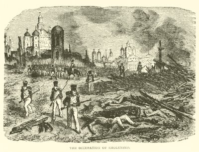 Die Besetzung von Smolensk (Stich) von French School
