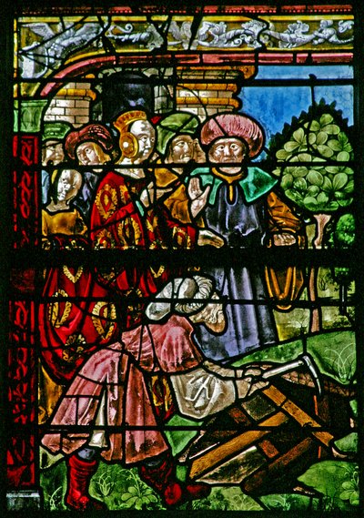 Der Triumph des Kreuzes: St. Helena beim Auffinden des Kreuzes von French School