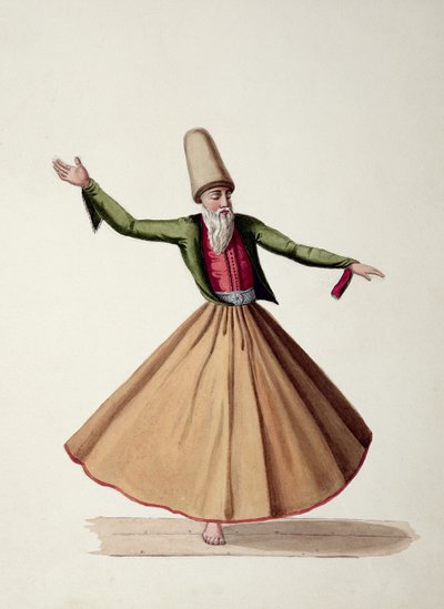 Der Drechsler, osmanische Periode, drittes Viertel des 18. Jahrhunderts von French School