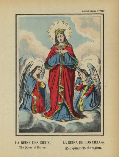 Die Jungfrau Maria, die Himmelskönigin von French School