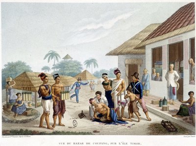 Der Basar von Coupang, Insel Timor von French School