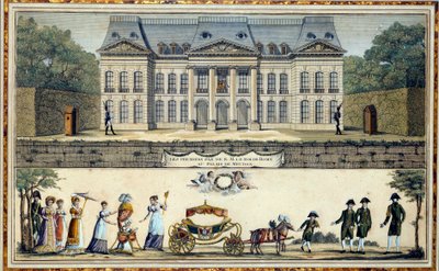 Die ersten Schritte des Königs von Rom Napoleon II, Herzog von Reichstadt (1811-1832) und Sohn von Kaiser Napoleon I (1769-1821) von French School
