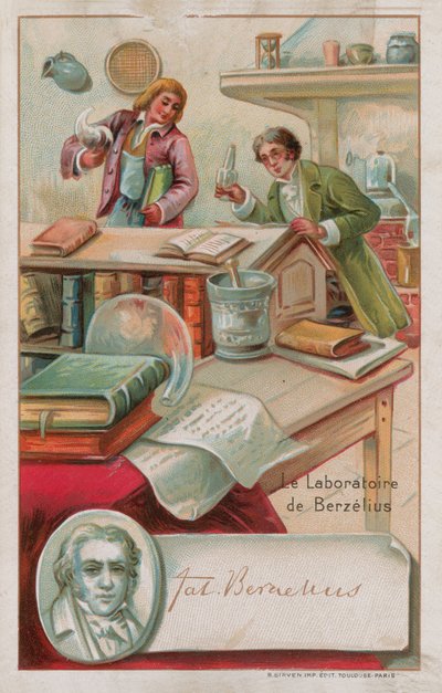 Das Labor von Berzelius von French School
