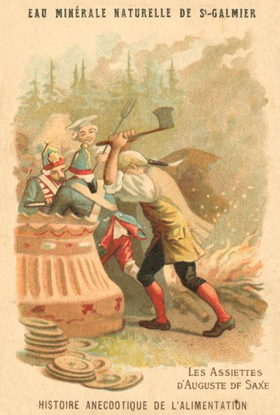 Die Platten von August von Sachsen von French School