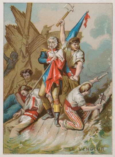 Das Schiff Rächer des Volkes von French School