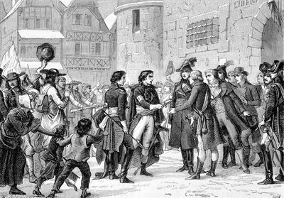 Die Unterwerfung der Vendée-Chefs in Nantes, 29. Juni von French School